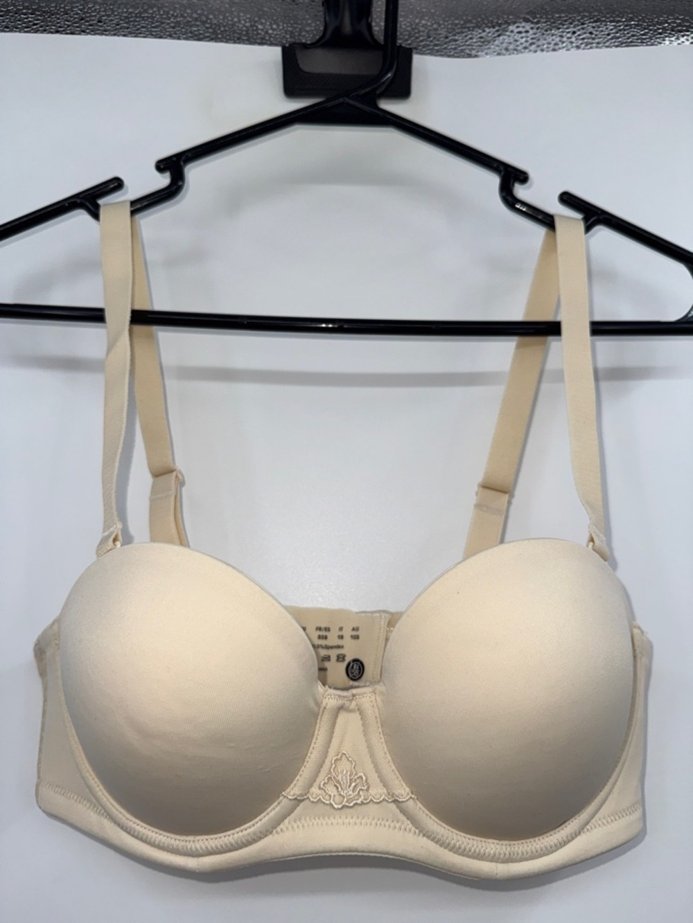 Wingslove Women's  Bra Underwire Ivory Honey Nude 32B With Adjustable Straps